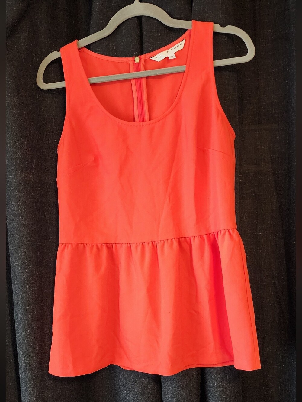 Trina Turk Red Peplum Top – Size M Classic Tank Top